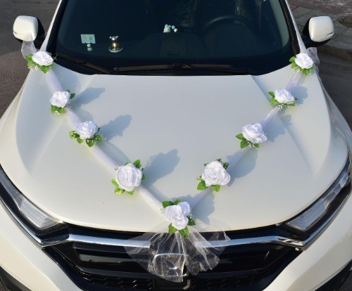 Hochzeitsauto dekoration - hochzeitsauto,