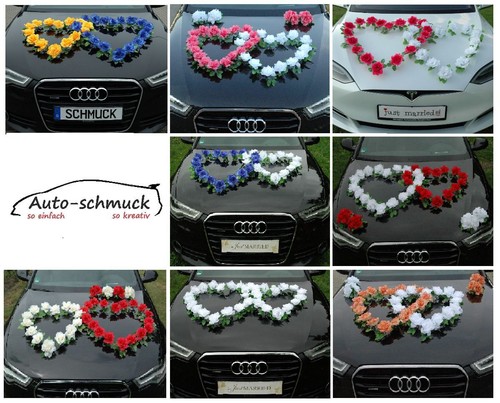 Doppel herz auto schmuck - auto, braut