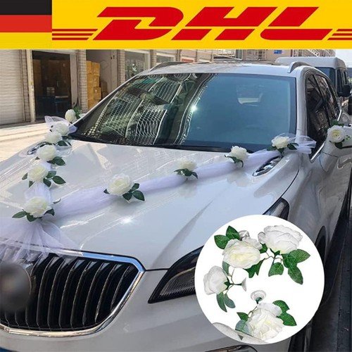 Hochzeit deko auto - auto, girlande