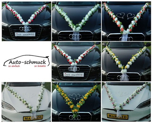 Vip girlande autoschmuck braut - girlande,