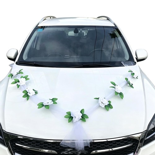 Autoschmuck hochzeit rosen - autoschmuck,