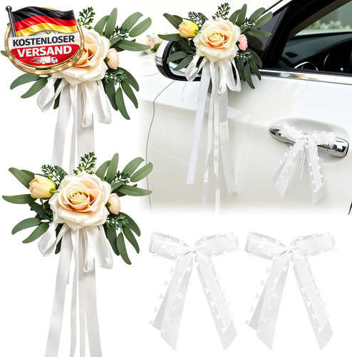 Autoschmuck hochzeit - autoschmuck,