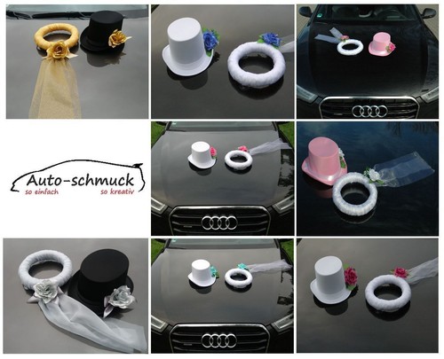 Schleier und hut auto - und,