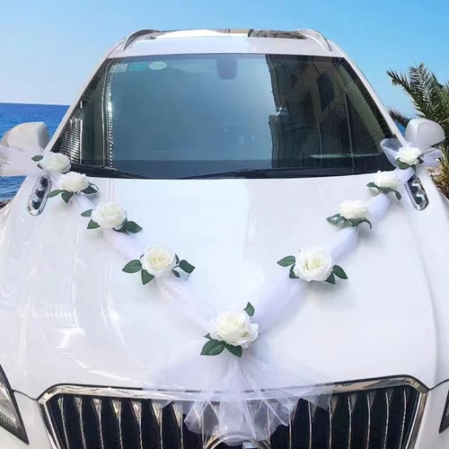 Autoschmuck hochzeit deko set - hochzeit,