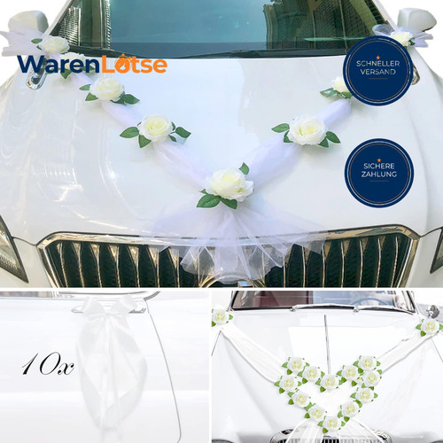 Autoschmuck hochzeit - autoschmuck,