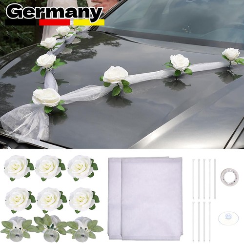 2er hochzeit autodeko set - set, auto